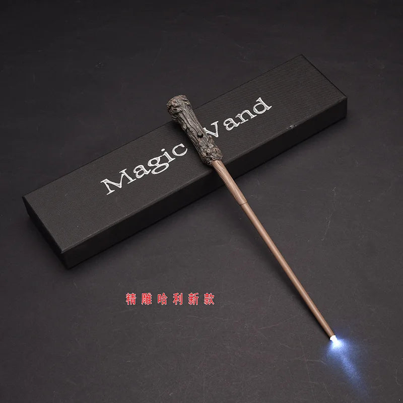 Hot Anime Cosplay Show Glow Harry Wand With Box Children Decoration Toy Accessories For Kids Bacchetta Di Plastic Magic Stick