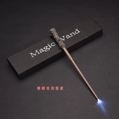 Hot Anime Cosplay Show Glow Harry Wand With Box Children Decoration Toy Accessories For Kids Bacchetta Di Plastic Magic Stick