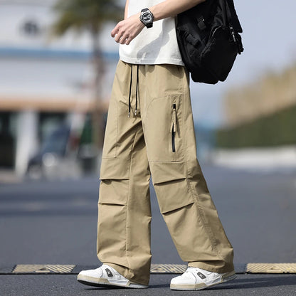 Summer Workwear Pants Man Cargo Pants Spring New Waterproof Tactical Hiking Outdoor Multi-Pockets Combat Joggers Trousers Male