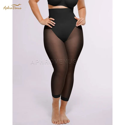 Women Seamless Shaping Shorts Tummy Control High Waist Body Shaper Anti‑Slip Slimming Butt Lifter Peach Hip Invisible Shapewear