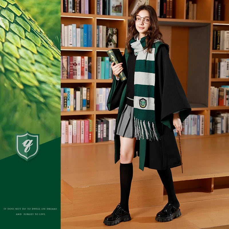 Shawl Gryffindor Slytherin Thickened Warmth Halloween Party Cosplay Scarf Decoration Gift Toy Around Harris Movies