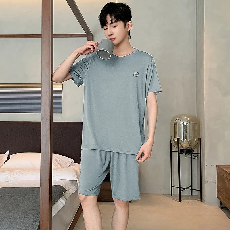 Summer New Men's Pajamas
