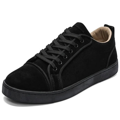 2026 New Trendy Round Toe Men Casual Flats Comfortable Non Slip Hard Wearing Sport Shoes Cross Tied Concise Lightweigh Sneakers