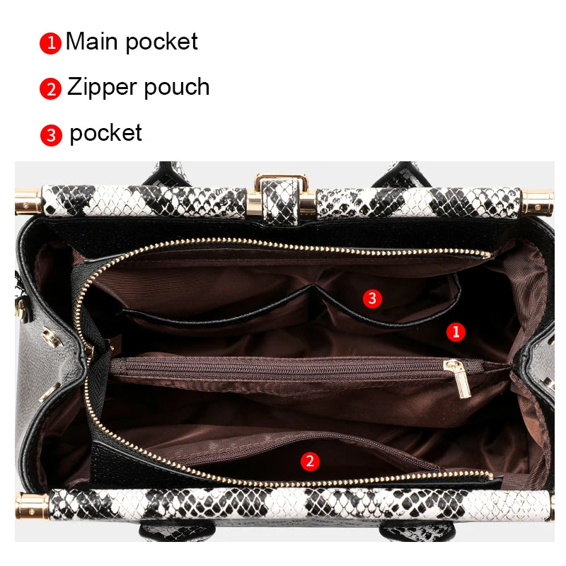 Aidrani 2026 New Style Large-Capacity Genuine Leather Women's Bag with Stone Pattern, Luxury High-End Sense Women's Handbag