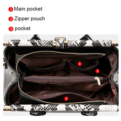 Aidrani 2026 New Style Large-Capacity Genuine Leather Women's Bag with Stone Pattern, Luxury High-End Sense Women's Handbag