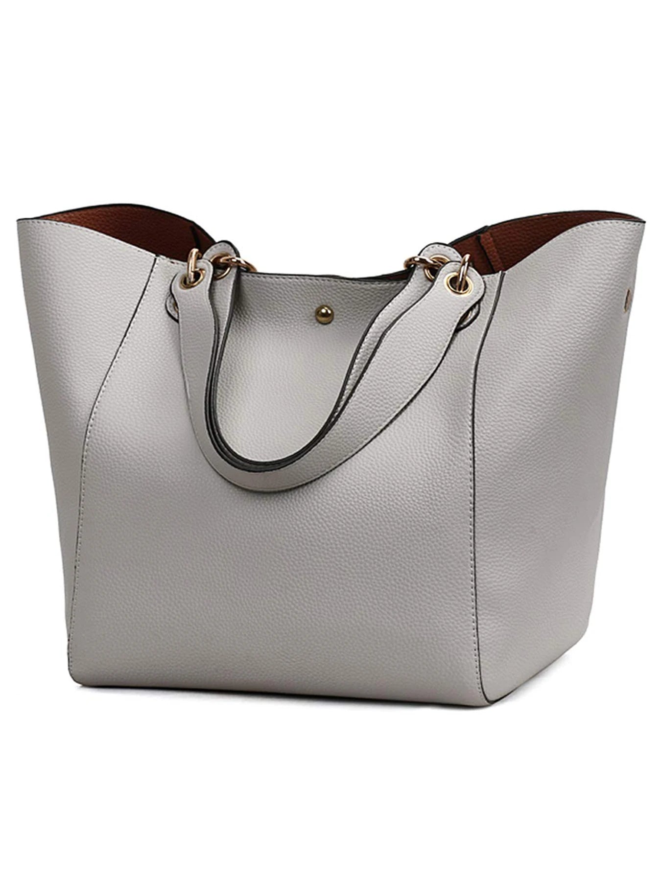 Women Large Tote Bag PU Leather Waterproof Handbags Shoulder Bag Women's