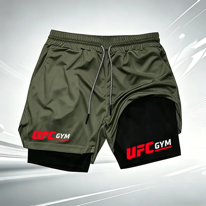 Men's UFC GYM 2-in-1 Compression Shorts