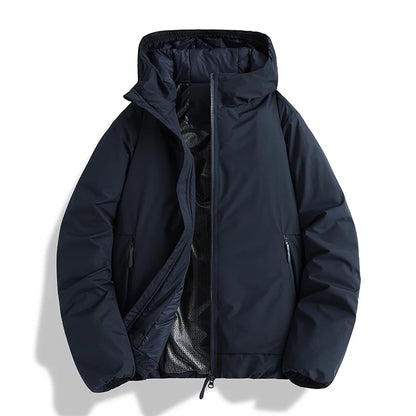 Outdoor Warm Jacket Autumn Winter Windproof Waterproof Men Hooded Casual Sports Jacket Women Sport Running Hiking Ski Thick Coat