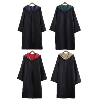 Cosplay Costumes Haloween Christmas Haliday Party Costume Magic Robe Cloak with Tie Kids Adult Uniform Outfit Gift Cosplay