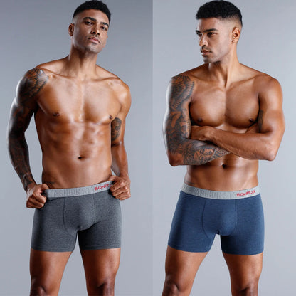 4pcs print Boxer's man underwear sexy soft cotton underpants men boxer briefs shorts BONITOS Brand High Quality