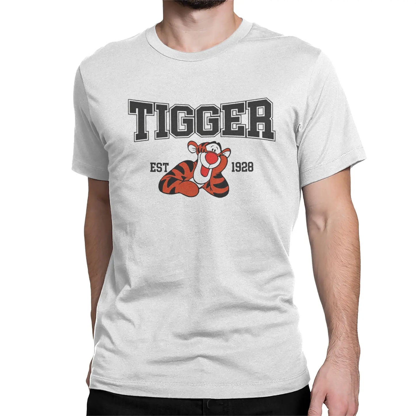 Winnie the Pooh tigger Tee Shirt for Men Women Gift T Shirts  Cotton Clothes