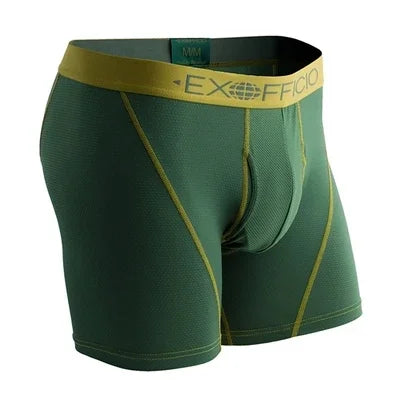 Exofficio Men Boxer Brief Underwear Sports Mesh 6" Men Boxer Briefs Boxer Shorts Sexy Homme Quick Dry Light Breathable USA Size