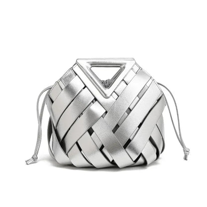Trendy Vegan Leather Woven Tote Bag for Women Top Handle Purses and Handbags Fashionable Crossbody Shoulder Bag Tote Purses 2025