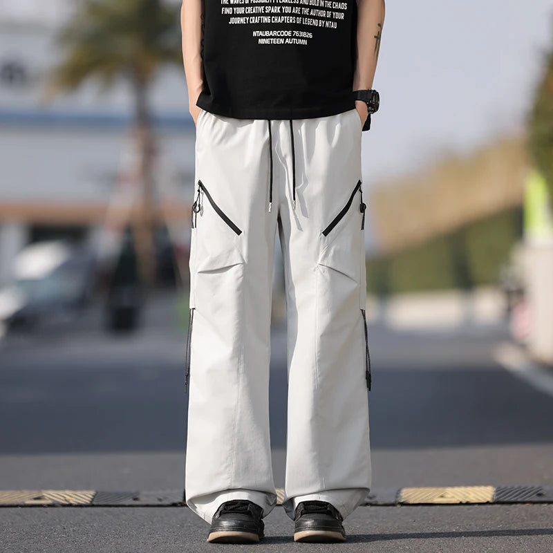 Summer Workwear Pants Man Cargo Pants Spring New Waterproof Tactical Hiking Outdoor Multi-Pockets Combat Joggers Trousers Male