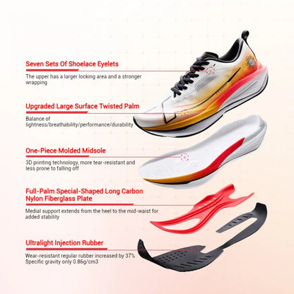 Xtep One Piece Model 2.0 Running Shoes For Men  Autumn Comfortable Stability Cushion Rebound Male Sneakers 876319110073