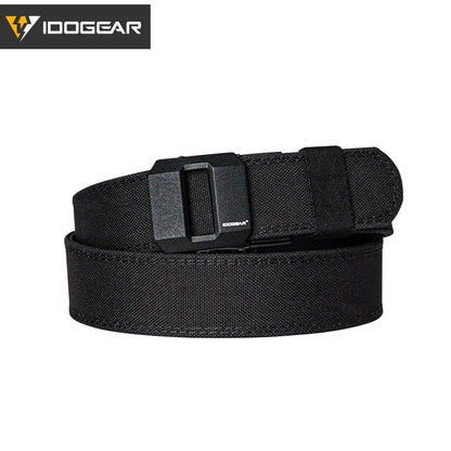 IDOGEAR SPORTS Tactical Ratchet Belt 1.5” EDC Gun Belt Reinforce Heavy Duty Belt With Adjustable Buckle 3430