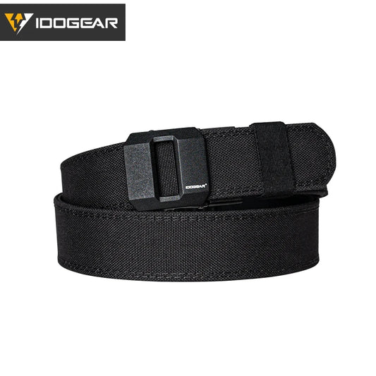 IDOGEAR SPORTS Tactical Ratchet Belt 1.5” EDC Gun Belt Reinforce Heavy Duty Belt With Adjustable Buckle 3430