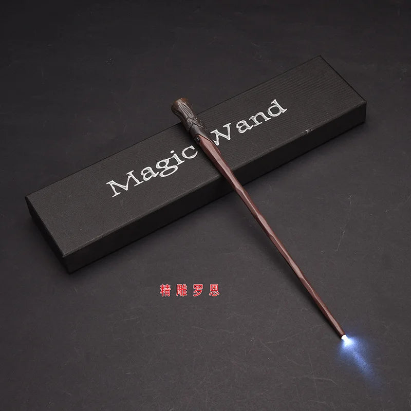 Hot Anime Cosplay Show Glow Harry Wand With Box Children Decoration Toy Accessories For Kids Bacchetta Di Plastic Magic Stick