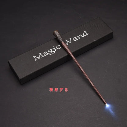 Hot Anime Cosplay Show Glow Harry Wand With Box Children Decoration Toy Accessories For Kids Bacchetta Di Plastic Magic Stick