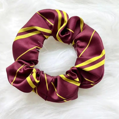 Twill Headwear Wizard Magic Headband School Slytherin Striped Head Wear Cosplay Hair Rope Accessories Scrunchie Props Halloween