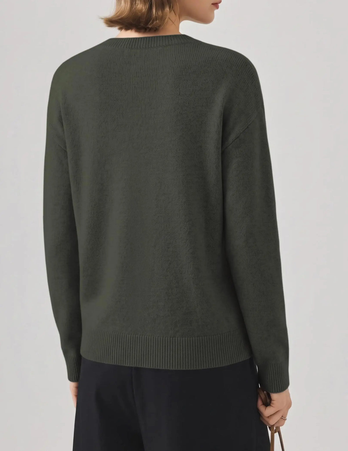 Cardigan Sweaters for Women Open Front Knitted Sweater Business lightweight Casual Fall Outfits