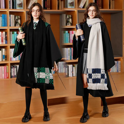 Shawl Gryffindor Slytherin Thickened Warmth Halloween Party Cosplay Scarf Decoration Gift Toy Around Harris Movies