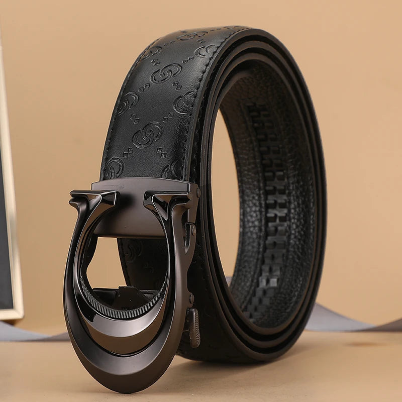 High Quality 34mm Designers Business Mens belt Luxury Brand Famous Male brand Belt Buckle Canvas Leather Belt for Women ieans