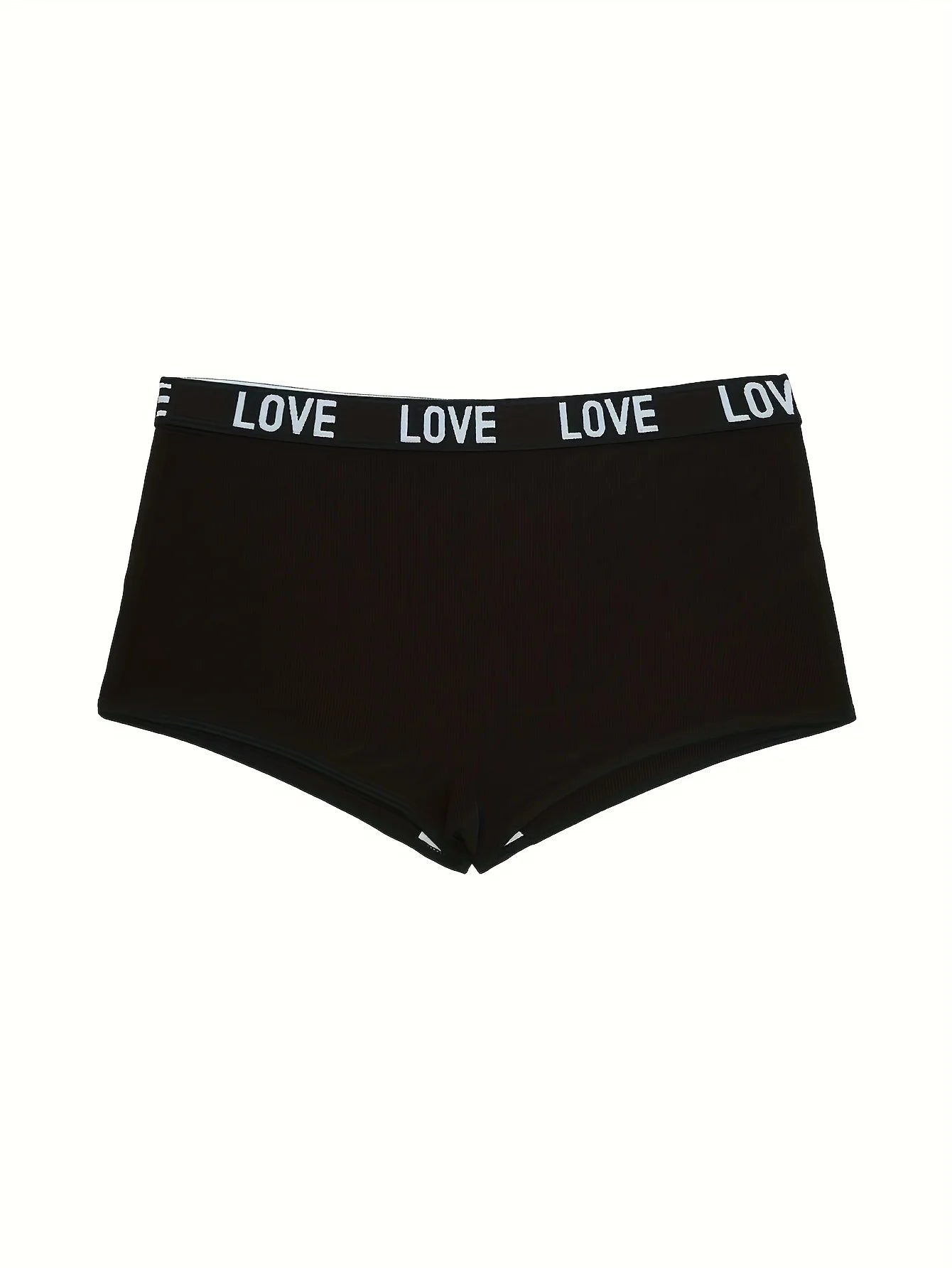Random 7 pairs of mixed-color lettered waistband women's briefs are comfortable, casual, energetic, sporty and luxurious