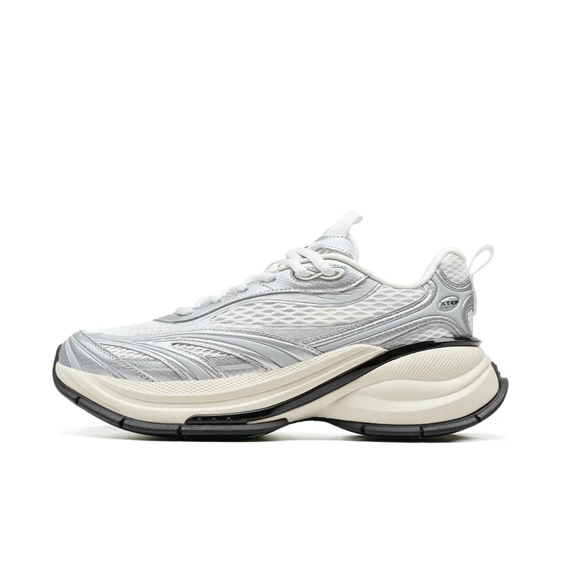 Xtep Basque 3 For Male Sneakers 2026 Spring Comfortable Retro Fashion Luxury Height-Increasing Sports Shoes 874219320001