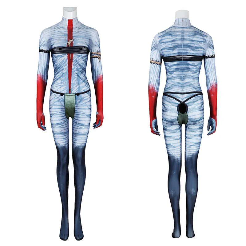 Avatar of Fire Ash Cosplay Varang Costume for Women Jumpsuit Headgear Tails Roleplay Outfits