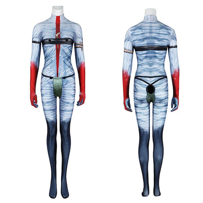 Avatar of Fire Ash Cosplay Varang Costume for Women Jumpsuit Headgear Tails Roleplay Outfits