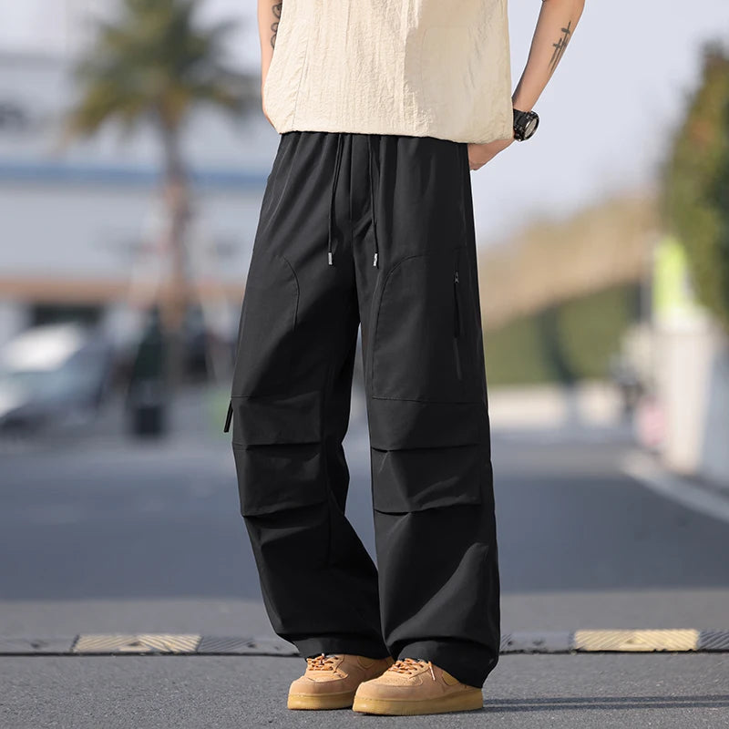 Summer Workwear Pants Man Cargo Pants Spring New Waterproof Tactical Hiking Outdoor Multi-Pockets Combat Joggers Trousers Male