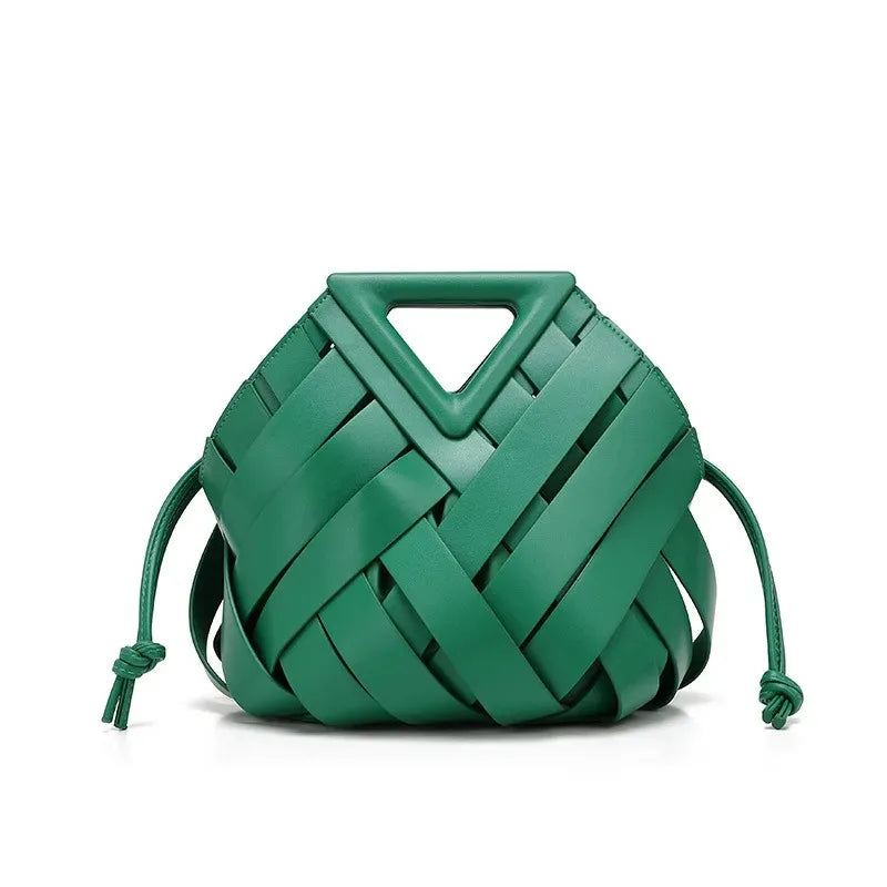 Trendy Vegan Leather Woven Tote Bag for Women Top Handle Purses and Handbags Fashionable Crossbody Shoulder Bag Tote Purses 2025