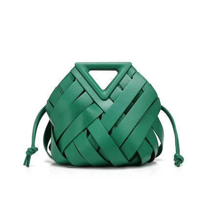 Trendy Vegan Leather Woven Tote Bag for Women Top Handle Purses and Handbags Fashionable Crossbody Shoulder Bag Tote Purses 2025