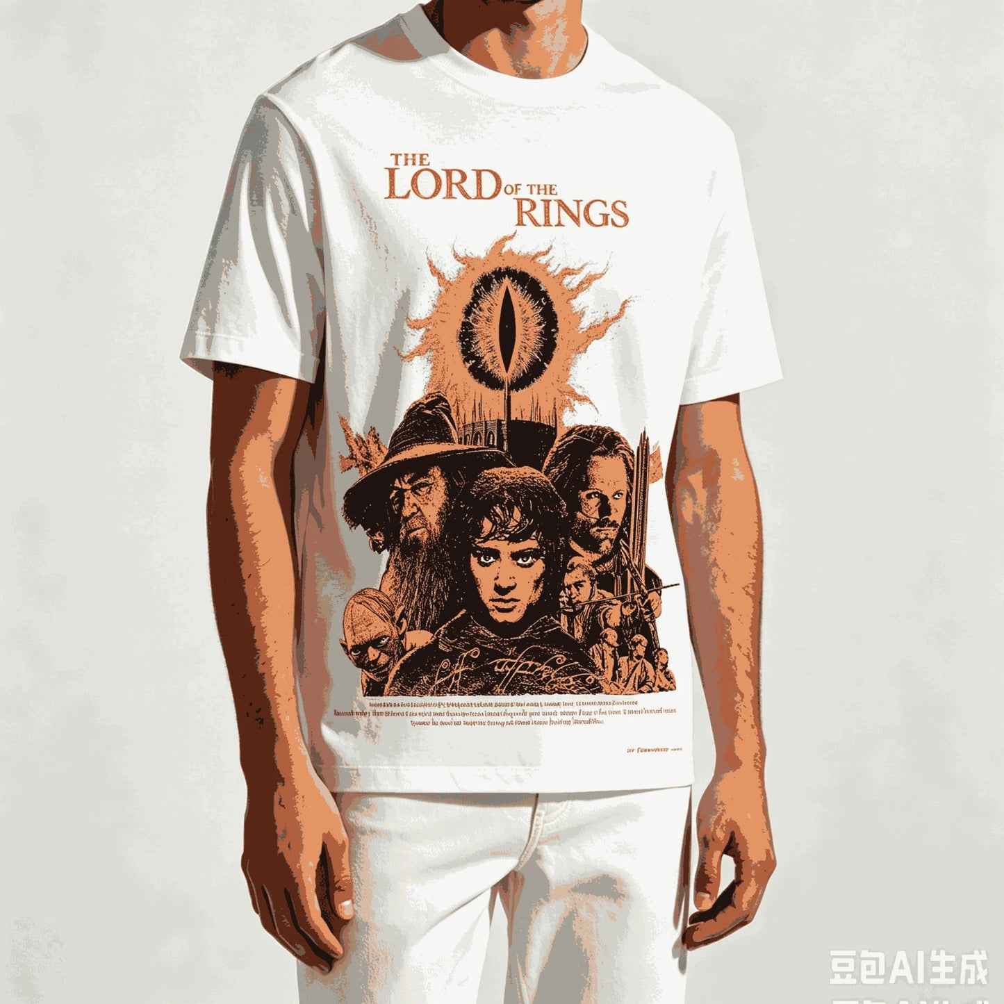 The Lord of the Rings for Fan Gift T-shirt Men Women Harajuku Oversized Unisex Short Sleeve Streetwear high quality Couples soft