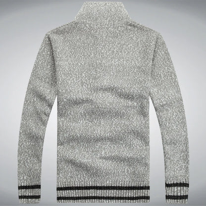 Cotton Man Sweater Shark Autumn Cardigan Overcoat Casual White Red Mens Winter Jacket 2022