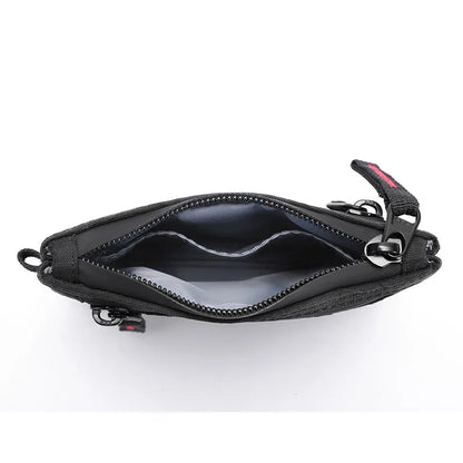 Zipper Rfid Wallet Mini Coin Purse Women Men's Nylon Short Wallet Retro Key Card Holder Small Money Bag Trend Youth Mini Handbag