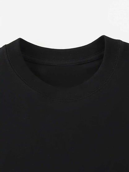Men's T Shirts 2026 Summer 100% Cotton Short Sleeve Vintage Hip-Hop Graphic Basic Couple Tee Casual Y2k Tops Breathable Men Clothing