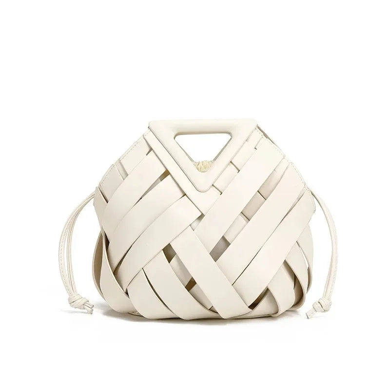 Trendy Vegan Leather Woven Tote Bag for Women Top Handle Purses and Handbags Fashionable Crossbody Shoulder Bag Tote Purses 2025