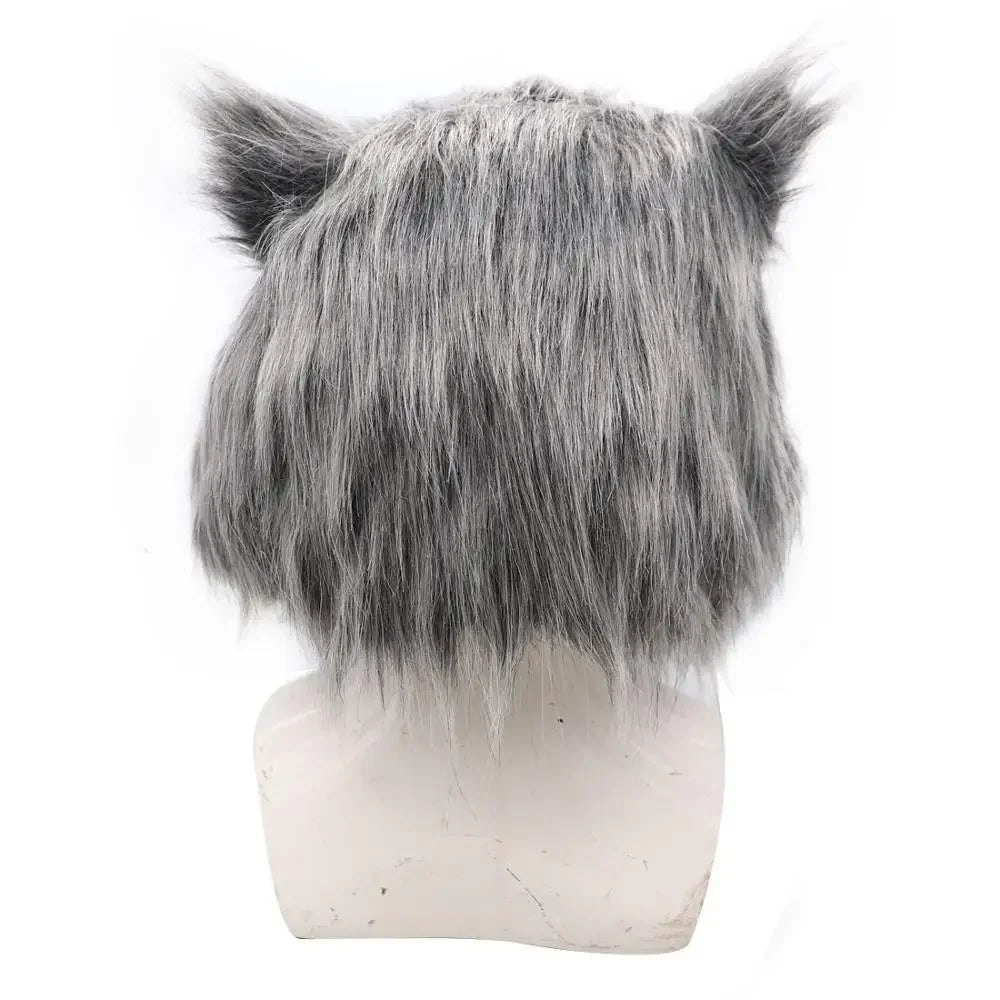 2026 Inosuke Hashibira Mask Helmet  Cosplay Hood Hair Pig Mask Headwear Halloween Carnival Costume Prop