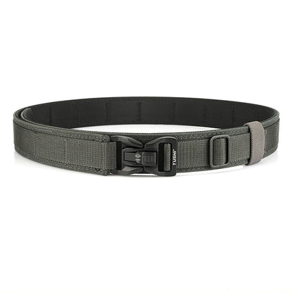 KOLBER 105cm/115cm Rigid Tactical Belt for Men Metal Buckle Quick Release Police Duty Belt Thick Nylon Casual Trouser Girdle
