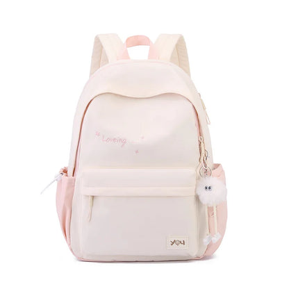 2026 Female Fashion High-Capacity Waterproof College Backpack Trendy Women