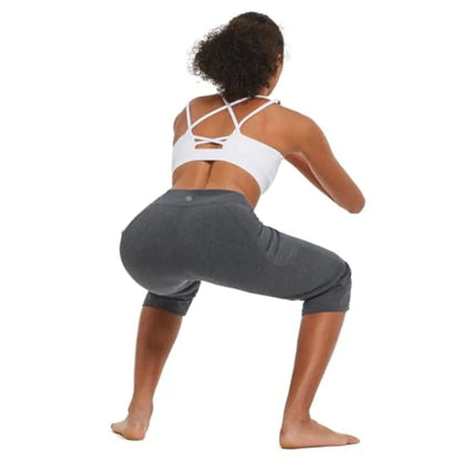 Women's 21" Capri Pants with Pockets, High Waist Tummy Control Yoga Leggings for Summer Workout