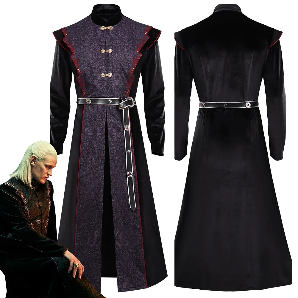 Houses Cosplay Dragon Costume Daemon Prince Outfits Men Halloween Carnival Party Role Play Clothes Male Young Dragon Fancy Dress
