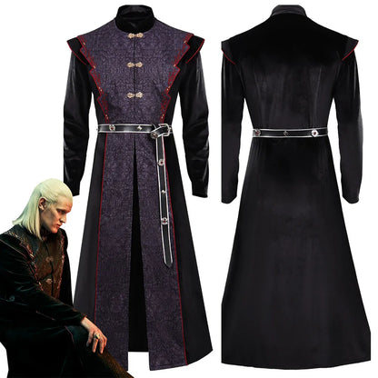 Houses Cosplay Dragon Costume Daemon Prince Outfits Men Halloween Carnival Party Role Play Clothes Male Young Dragon Fancy Dress