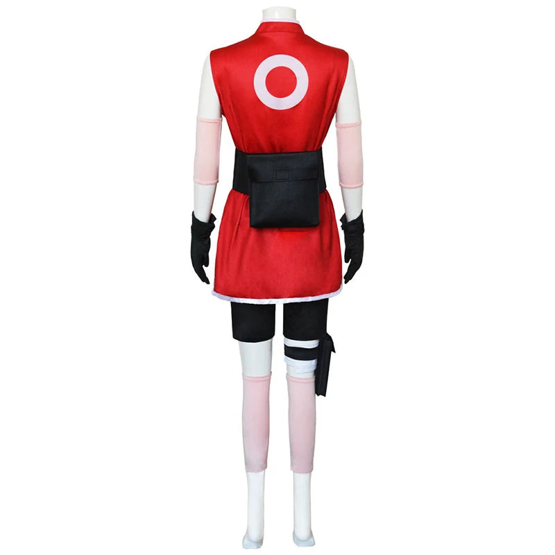 Anime Chuno Sakura cosplay dress neutral ninja cartoon