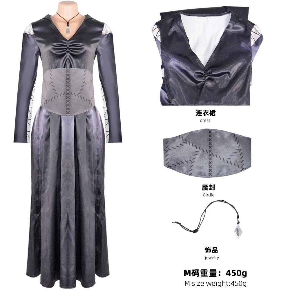 Bellatrix Lestrange Cosplay Costume Women's Ethnic Stage Wear Faionable Gothic Outfit for Special Ocns
