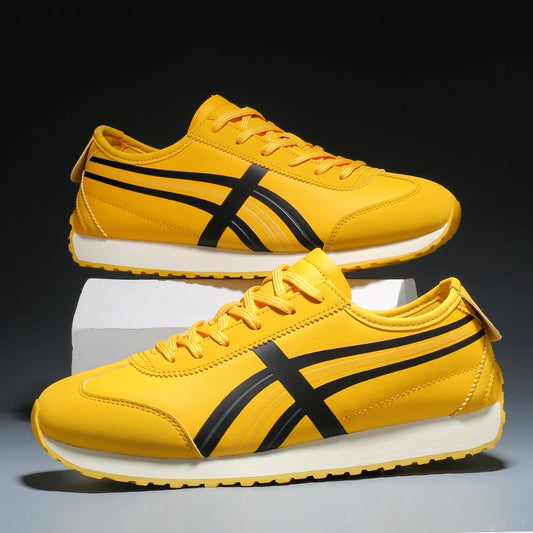 Fashion Brand Sneakers Men's Sports Shoes Women's Running Shoes Yellow Casual Sneakers Men Comfort Walking Shoes Flat Trainers