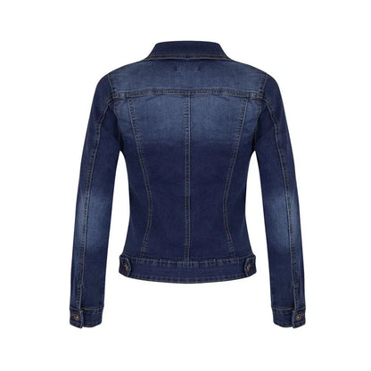 2024 New Short Denim Jackets Women autumn Wash Long Sleeve Vintage Casual Jean Jacket Bomber Denim Coat ladies jacket outerwear