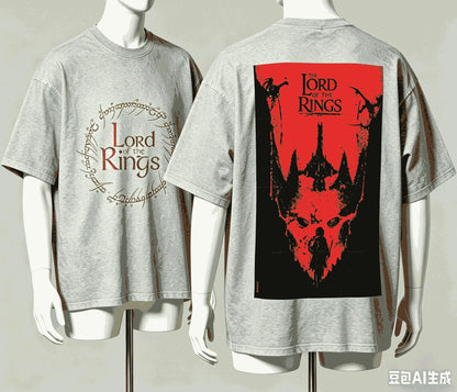 The Lord of the Rings for Fan Gift T-shirt Men Women Harajuku Oversized Unisex Short Sleeve Streetwear high quality Couples soft